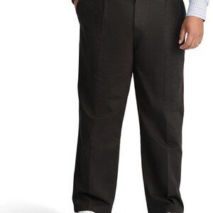 Comfortable Big and Tall Men's Pleated Pants with Sport Flex & Moisture-Wicking
